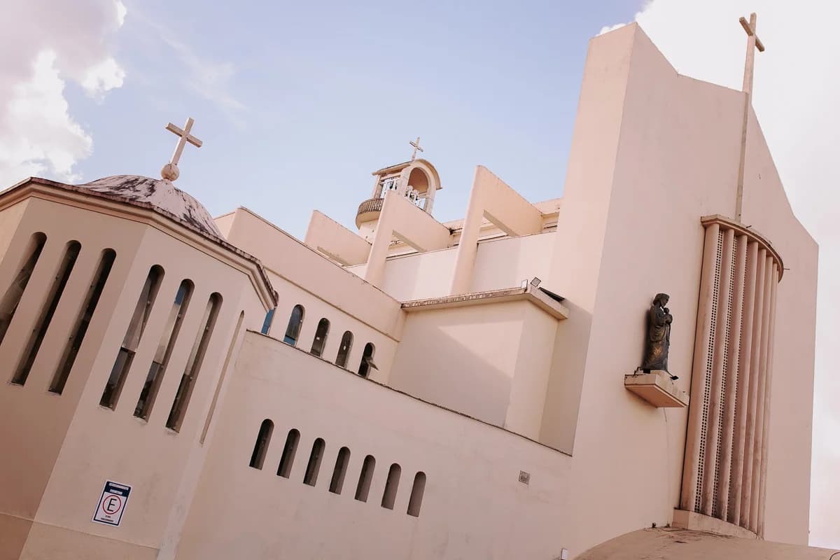 Fotografia histórica da Catedral de São José